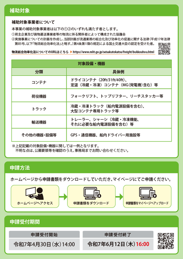 公募のお知らせ